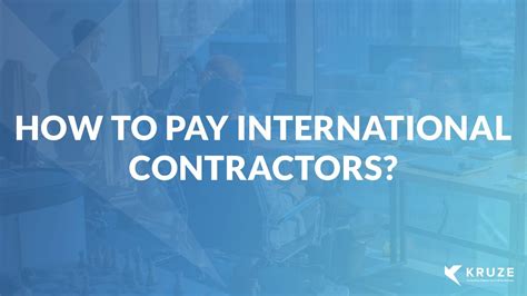 how to pay a foreign contractor